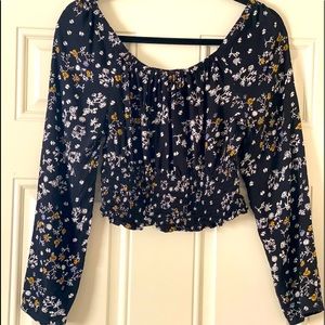 Women’s shirt black floral